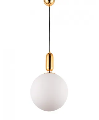 NOWOCZESNA LAMPA WISZĄCA BIAŁA ORITO GOLD D30