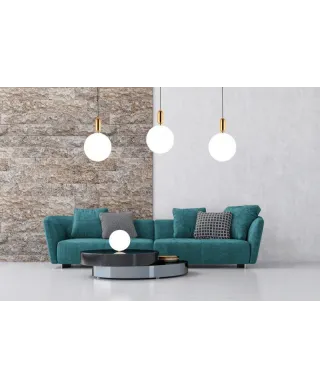 NOWOCZESNA LAMPA WISZĄCA BIAŁA ORITO GOLD D30