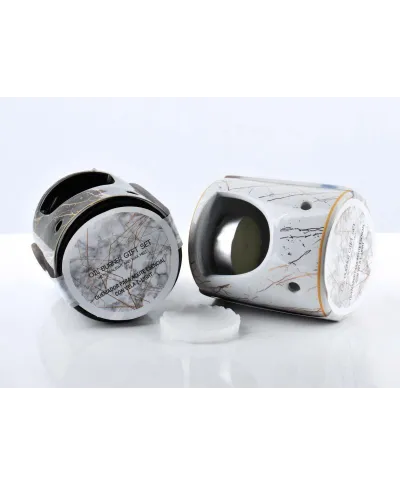 Kominek na olejek zapachowy - Złoto - 8,5cm