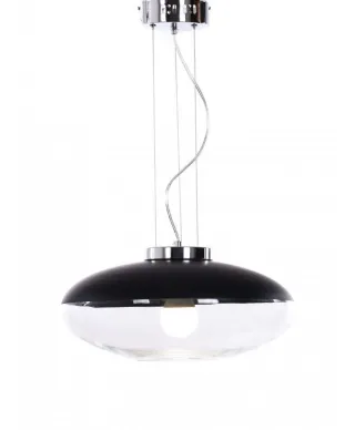 Lampa wisząca - Nowoczesna Czarna Raveo D40