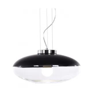 Lampa wisząca - Nowoczesna Czarna Raveo D40