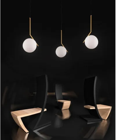 Lampa wisząca - Biała Sorento D20