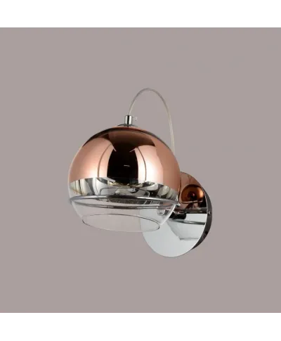 Kinkiet - Lampa ścienna - Różowo Złota - Veroni W1