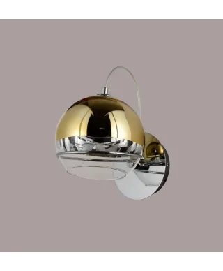 Kinkiet - Lampa ścienna - Złota - Veroni W1