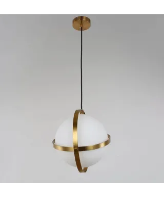 Lampa wisząca do jadalni - Biała Signia D20