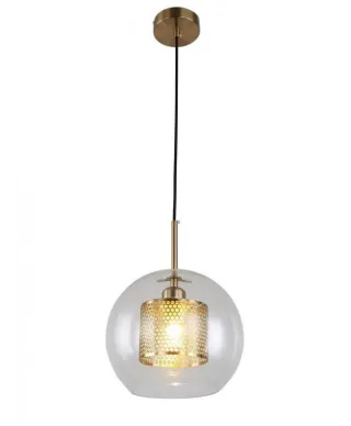 Lampa wisząca - Nowoczesna Pontina Brass