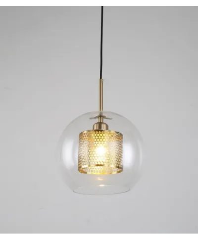 Lampa wisząca - Nowoczesna Pontina Brass