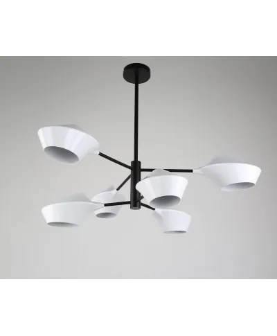 Lampa wisząca - Nowoczesna Biała Romina W6