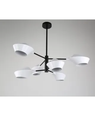Lampa wisząca - Nowoczesna Biała Romina W6
