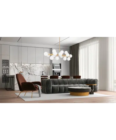 Lampa wisząca - Nowoczesna Złota Petrica W16