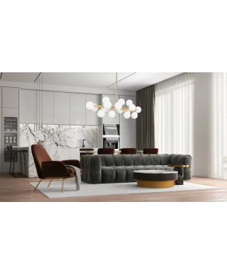 Lampa wisząca - Nowoczesna Złota Petrica W16