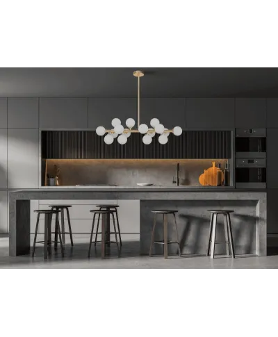 Lampa wisząca - Nowoczesna Złota Petrica W16