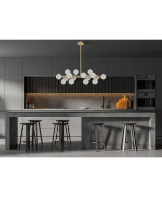 Lampa wisząca - Nowoczesna Złota Petrica W16