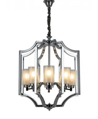 Lampa wisząca - Chromowana Loft Vigatto W8