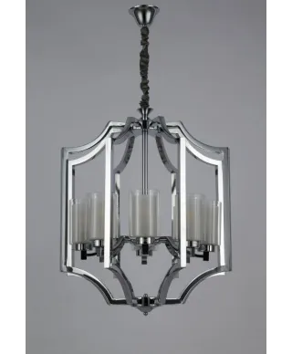 Lampa wisząca - Chromowana Loft Vigatto W8