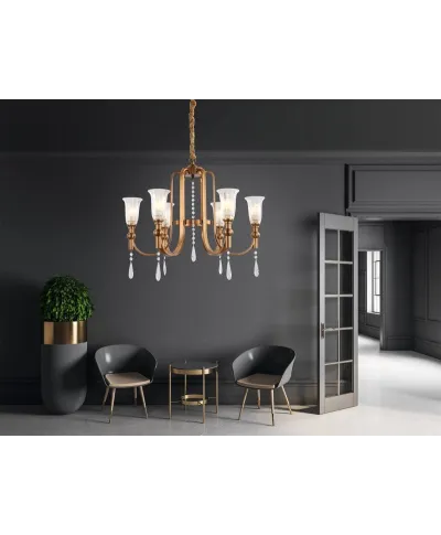 Żyrandol Kryształowy - Nowoczesny Rionella W6