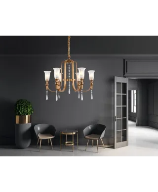 Żyrandol Kryształowy - Nowoczesny Rionella W6