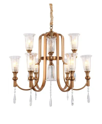 Żyrandol Nowoczesny - Kryształowy Rionella W9