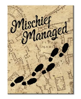 Harry Potter Mischief Managed - obraz na płótnie