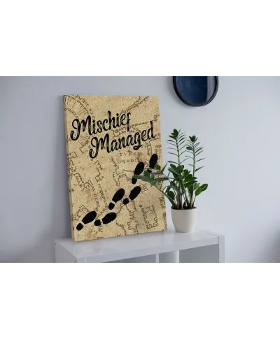 Harry Potter Mischief Managed - obraz na płótnie