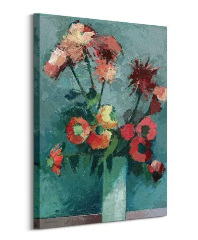 Dahlias - obraz na płótnie