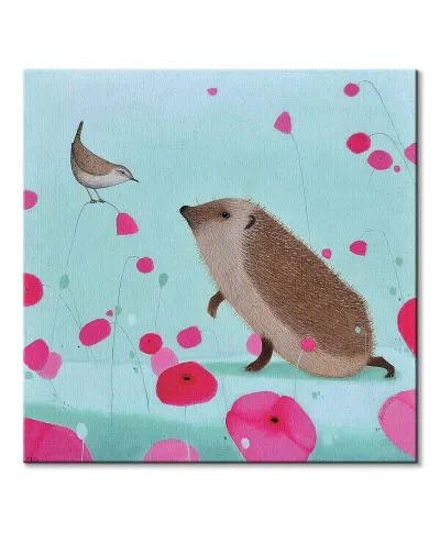 Audience With a Wren - obraz na płótnie