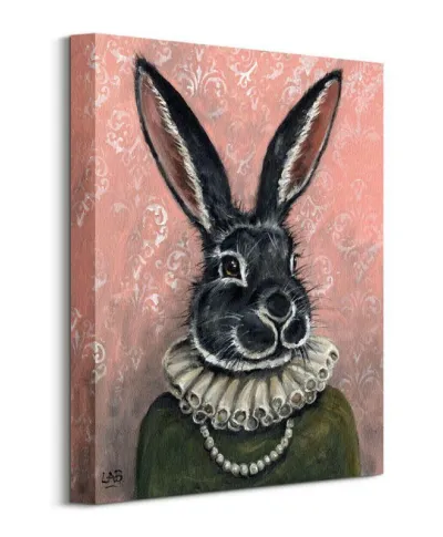 Lady Bunnikins - obraz na płótnie
