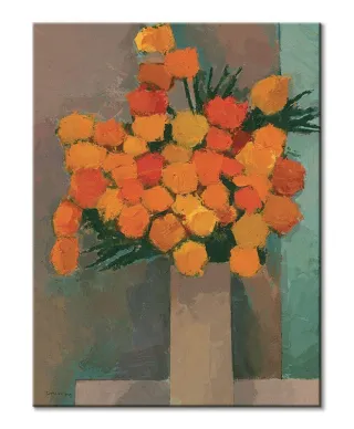 African Marigolds - obraz na płótnie