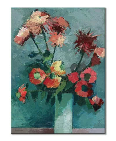 Dahlias - obraz na płótnie