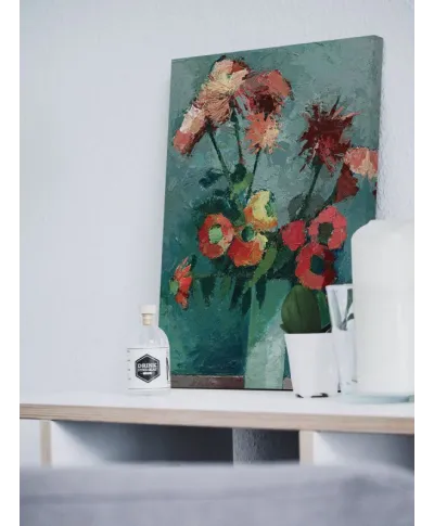 Dahlias - obraz na płótnie