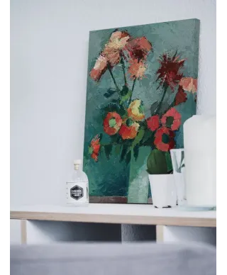 Dahlias - obraz na płótnie