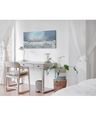 First Snow - obraz na płótnie