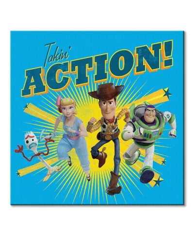 Toy Story 4 Takin' Action - obraz na płótnie