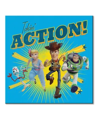Toy Story 4 Takin' Action - obraz na płótnie
