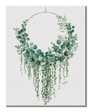 Eucalyptus Hoop - obraz na płótnie