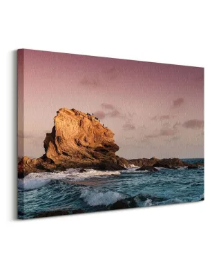 Morska skała - obraz na płótnie