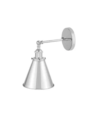 Kinkiet LOFT Chromowany - Lampa ścienna - Rubi W1