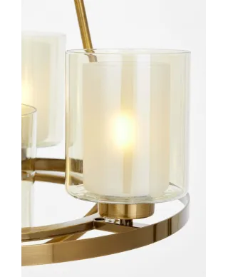 Lampa wisząca - Mosiężna Santini W4