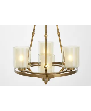 Lampa wisząca - Mosiężna Santini W4