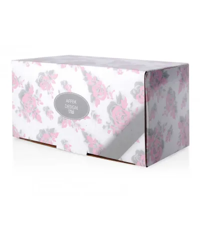 Cukiernica z mlecznikiem - ROSE - Porcelana Biała