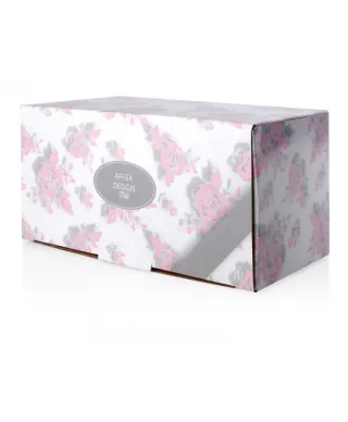 Cukiernica z mlecznikiem - ROSE - Porcelana Biała