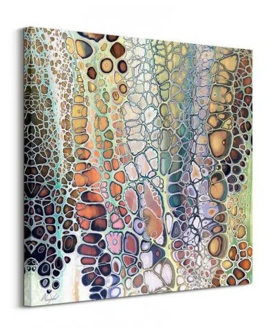 Obraz na płótnie - Lava Flow - Abstrakcja - 85x85 cm