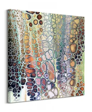 Obraz na płótnie - Lava Flow - Abstrakcja - 85x85 cm