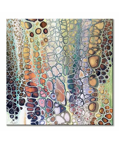 Obraz na płótnie - Lava Flow - Abstrakcja - 85x85 cm