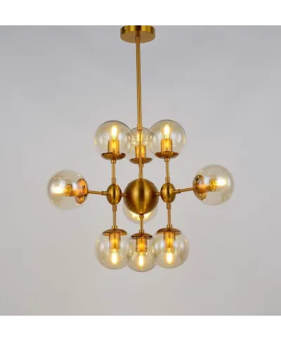 Lampa wisząca - Nowoczesna Gala Brass W10