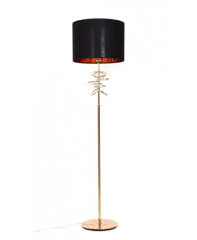 Lampa Podłogowa - Stojąca czarna - Milari