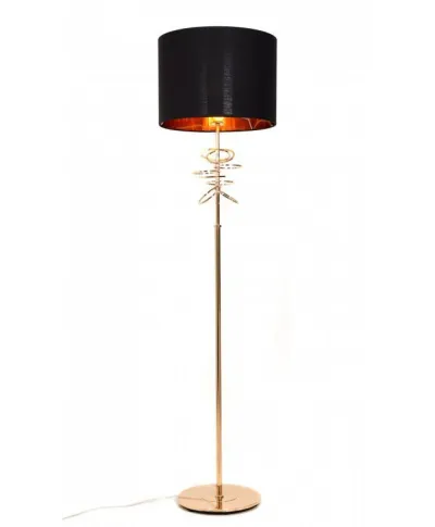 Lampa Podłogowa - Stojąca czarna - Milari