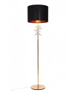 Lampa Podłogowa - Stojąca czarna - Milari