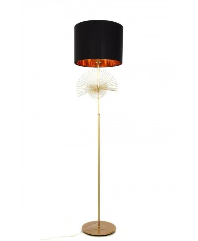 Lampa Podłogowa - Stojąca Czarna Fonti