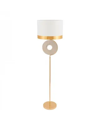 Lampa Stojąca - Podłogowa - Biała Monteroni